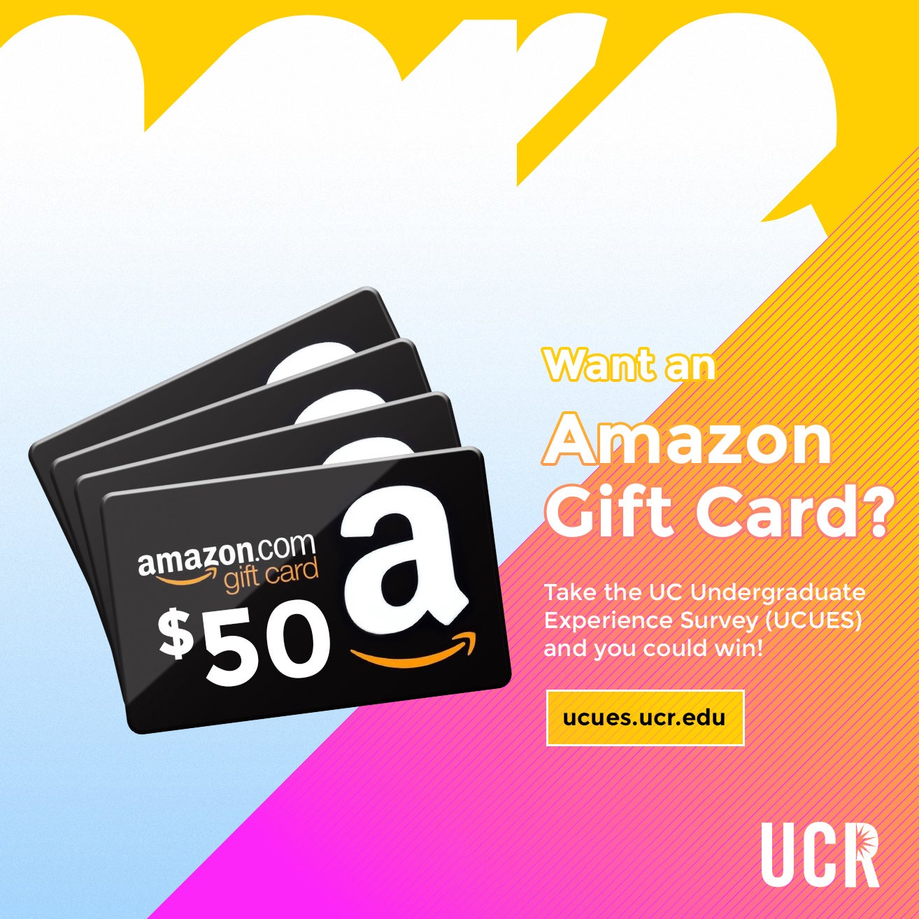 UCR UCUES2020 $50 Amazon Gift Card